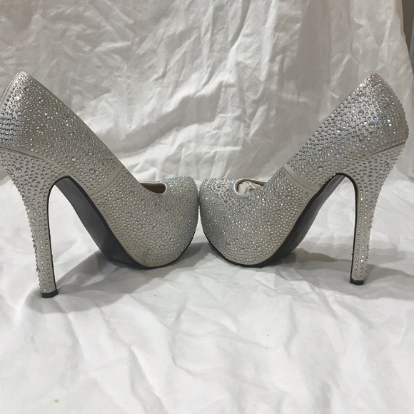 Rhinestone Platform High Heel Stiletto Pump - Picture 5 of 8